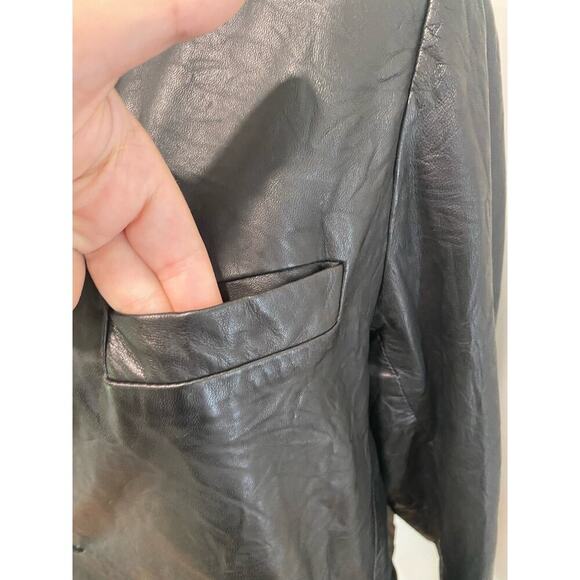 Zadig & Voltaire Volta Cuir Leather Jacket in Black - Picture 5 of 12